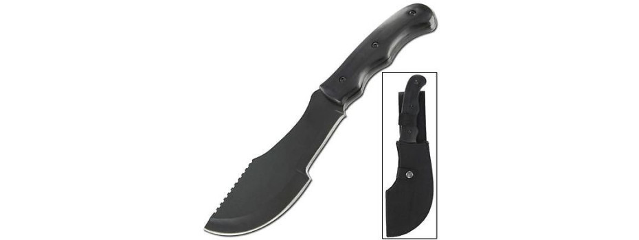 The Hunted “Sweeper” Tracker T-3 Knife Black TR0238A